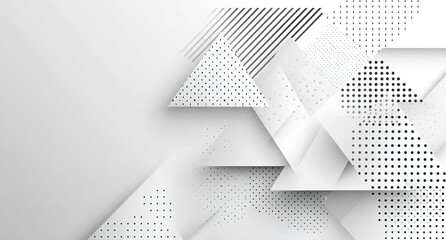 Abstract Geometric Design With Triangles And Lines