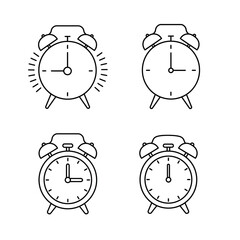 alarm clock vector illustration