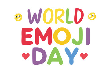 World Smile Day T Shirt, Banner, poster template