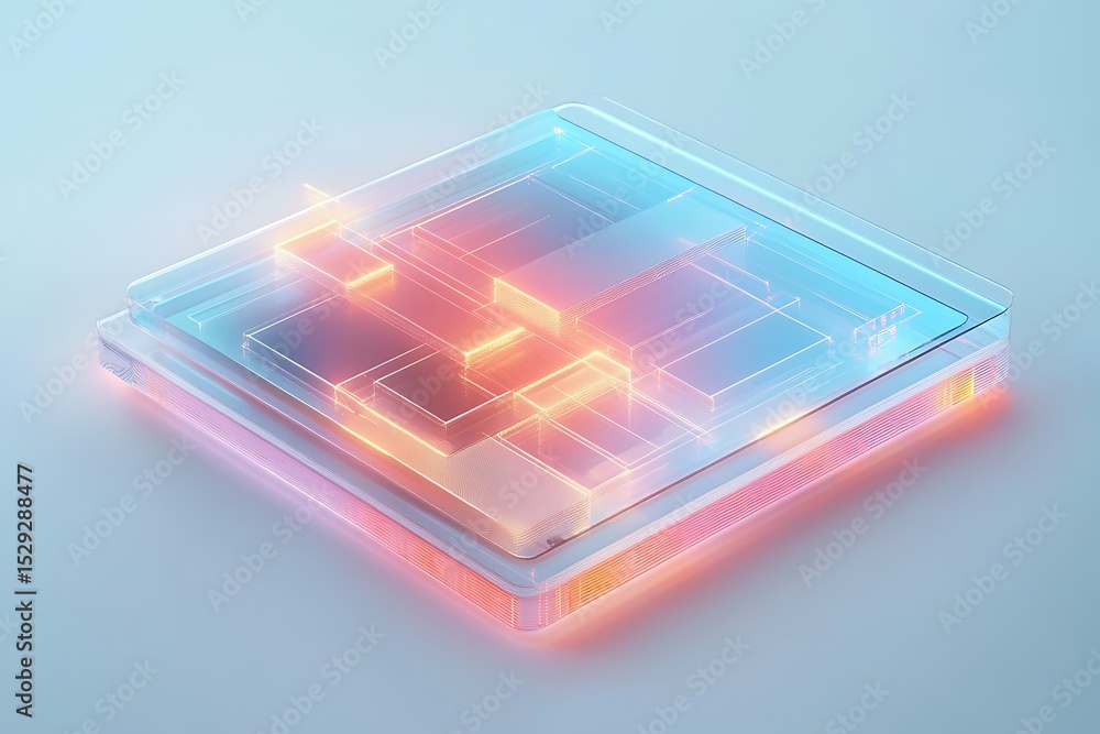 Poster flexible transparent tablet with swappable modules and adaptive screen tech.