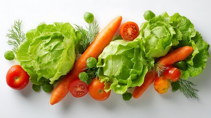 Fresh and Vibrant Vegetables in a Healthy Still Life
