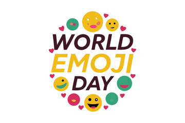World Smile Day T Shirt, Banner, poster template