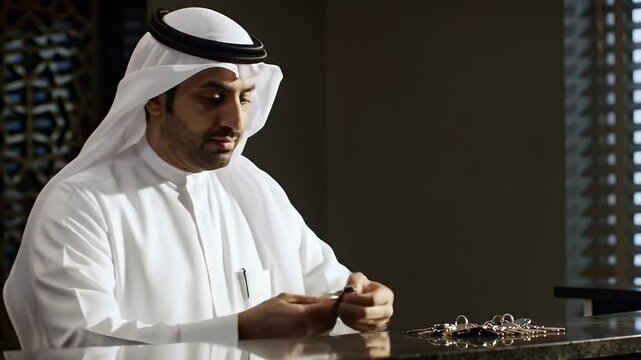 UAE Man Handling Keys