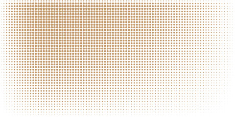 Abstract Gradient Halftone Pattern in Warm Brown on White Background