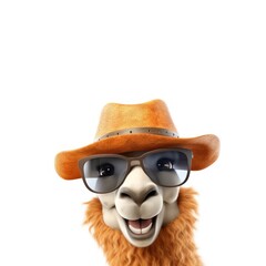 Fototapeta premium Sunglasses smiling mammal animal.