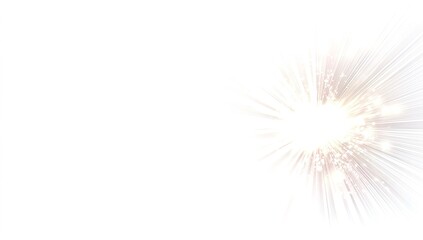 Naklejka premium Bright Light Burst Explosion With Radiating Rays