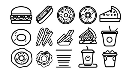fast food icons