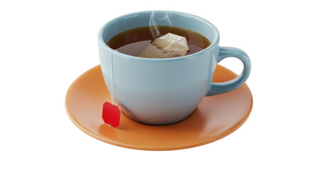 Isolated Cup of Tea