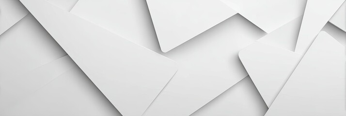 Obraz premium Abstract Geometric White Background Pattern