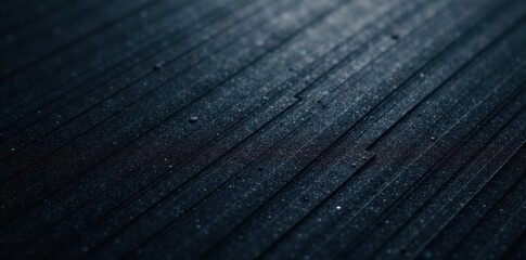 Deep grooves, heavily brushed, dark metallic finish, steel, silver