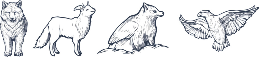 Vertical Gray Lines on a White Background