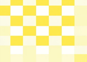 Abstract Yellow And White Square Pattern Background