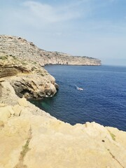 05.21.2025 View of the Mediterranean Sea from the mountainous area of Malta