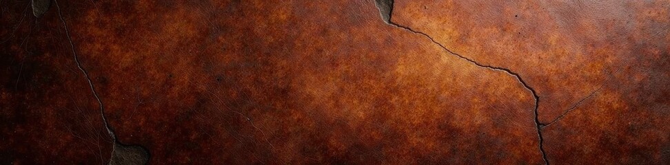 Deep brown leather backdrop, rich tones and subtle scratches , aged, photo
