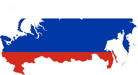Obraz premium map of russia