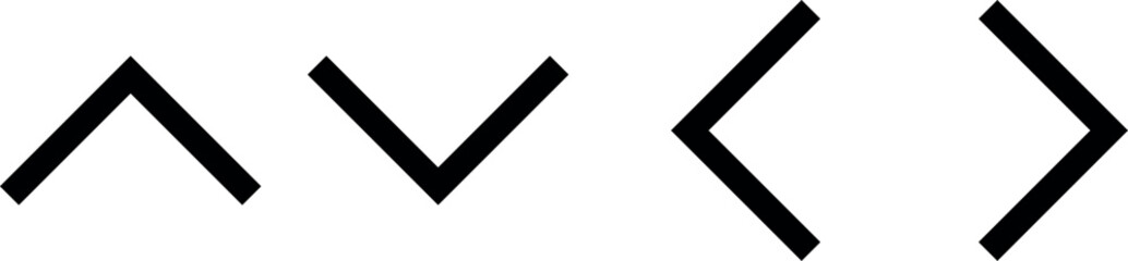 Arrow Buttons Icon Set - Next/Previous Rounded Navigation Symbols for Websites & Apps - UI/UX Slider Controls Vector.  © Sohail M