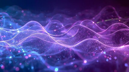 Futuristic abstract background with glowing lines and soft gradients, high-resolution, ideal for tech and business design"