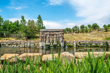 The scenic views of Eflatun Pınar,  is the name given to a spring, which rises up from the ground,...