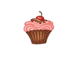 Delicious Pink Cupcake Cherry Dessert Perfect for Any Occasion