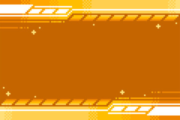 Pixel cyberpunk background, industrial frame. Speed lines, speed gradient. Vector illustration