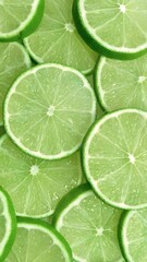 lime on a wooden background