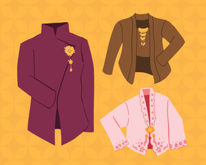Kebaya Fashion Culture Illustration Dress