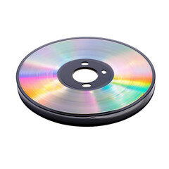 Calming sleep music CD in jewel case. Isolated white background. Png format