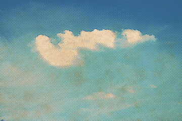 retro sky pattern