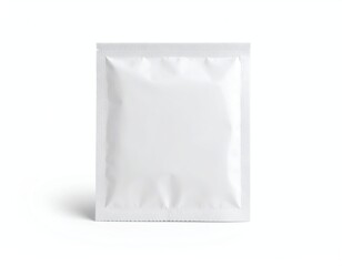 mockup of a face mask sachet packet