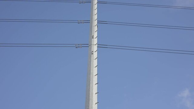 high voltage power line, canon eos R c-log color 8bits