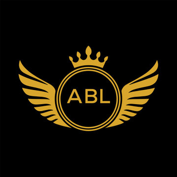 Initial ABL Letter Linked Logo for business and company identity. Modern ABL Letter Logo Vector Template with modern trendy golden logo.
