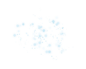 Sparkling Blue Dust Trail Glitter Effect.