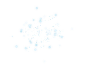 Sparkling Blue Dust Trail Glitter Effect.