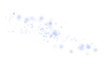 Sparkling Blue Dust Trail Glitter Effect.