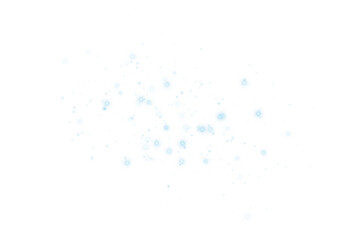 Sparkling Blue Dust Trail Glitter Effect.