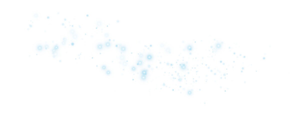 Sparkling Blue Dust Trail Glitter Effect.