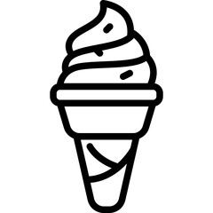 ice cream vector icon llustration
