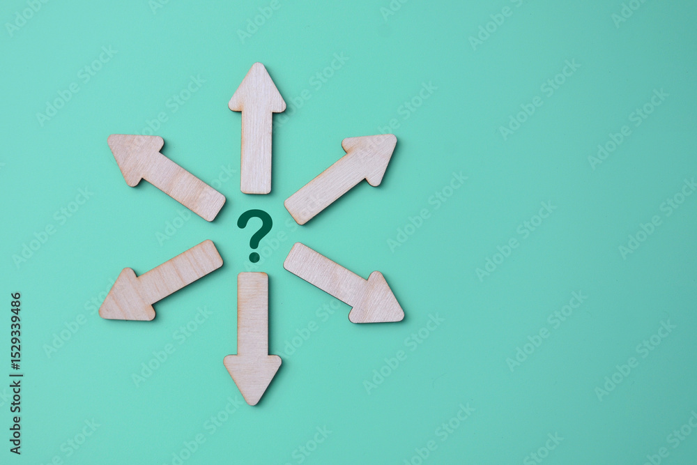 Poster the concept of searching for answers in different directions