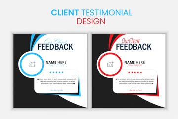 High-Impact Client Review Testimonial Template for Social Media Marketing