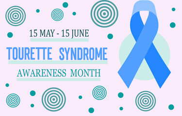 Empowering Tourette Syndrome Awareness Month illustration highlighting unity, acceptance, and awareness through creative visuals.