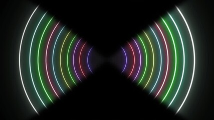 Futuristic signal pulse radiating from network tower. Expanding radio waves illustrating heartbeat rhythm. Advanced wireless communication concept. Radio waves transmits passing data. - Powered by Adobe
