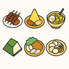 icons related to food and drinks