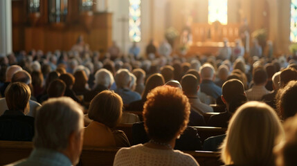 Community Unity at Easter Sunday Service: A Day of Faith and Joy