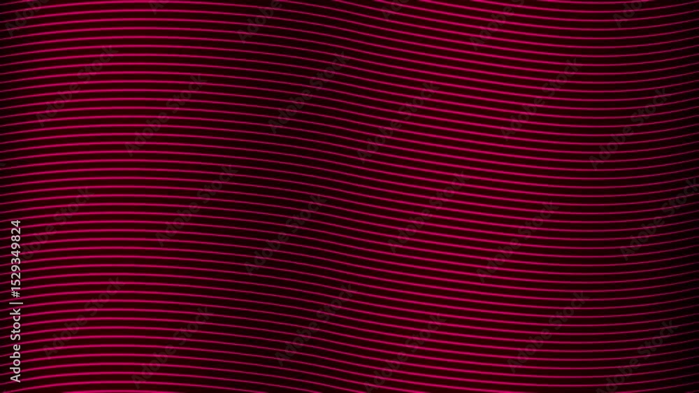 Poster abstract background featuring wavy pink lines on a dark background for modern graphic design. wavy p