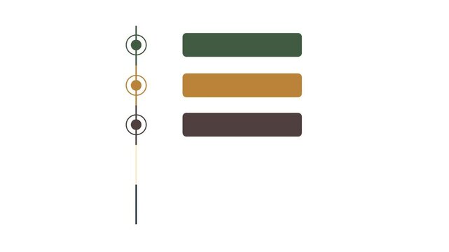 Infographic animation showing a 5-step process with modern icons, smooth transitions, and clean design. Ideal for presentations, tutorials, or business explainer videos.