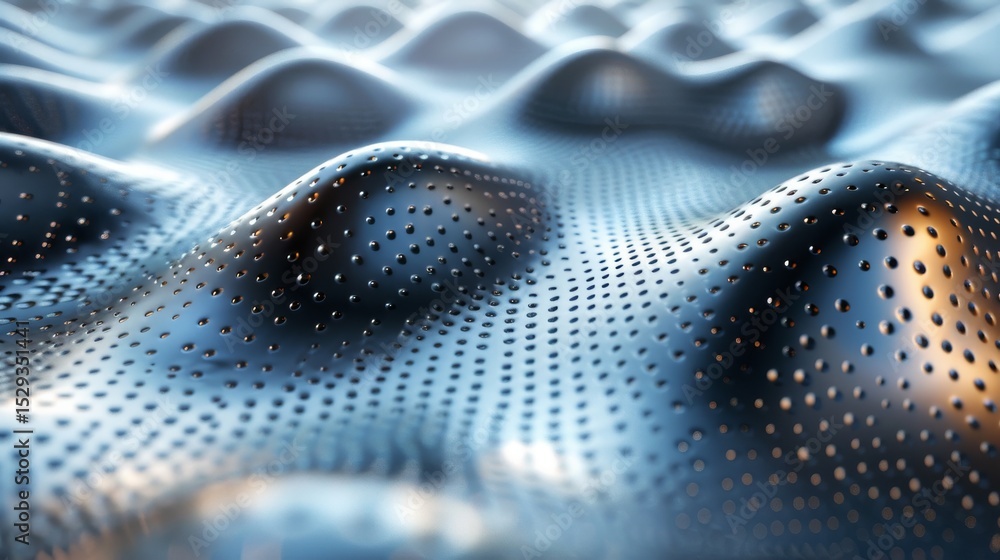 Aufkleber an abstract view of a metallic surface showcasing intricate textures and patterns, highlighting the 