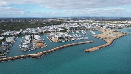 Fototapeta premium Fremantle, Australia – June 5, 2025: The Omeo Wreck and Coogee Beach