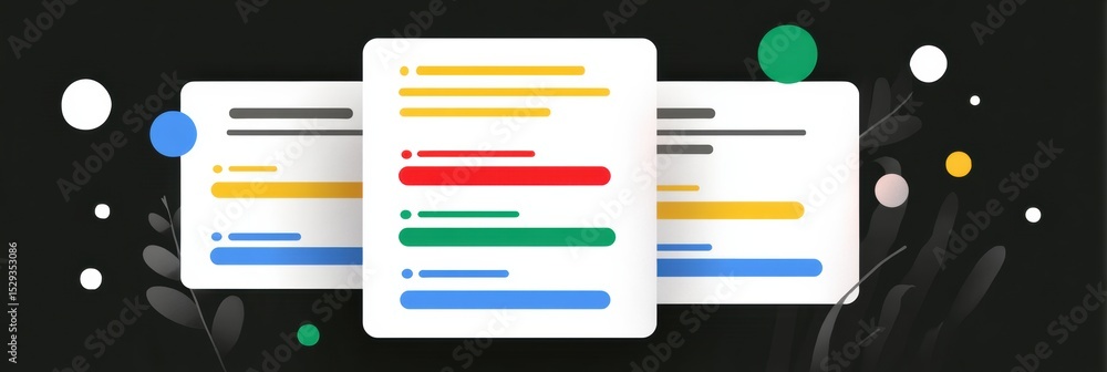 Aufkleber OKR Setting Steps for Agile Teams Featuring Progress Blocks in Minimal Style for Effective Goal Tracking