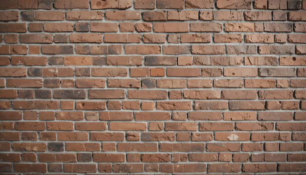 Detailed textured red brick wall background perfect for architectural and video blur