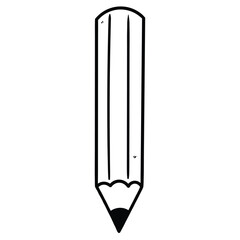 Hand drawn doodle pencil on white background.